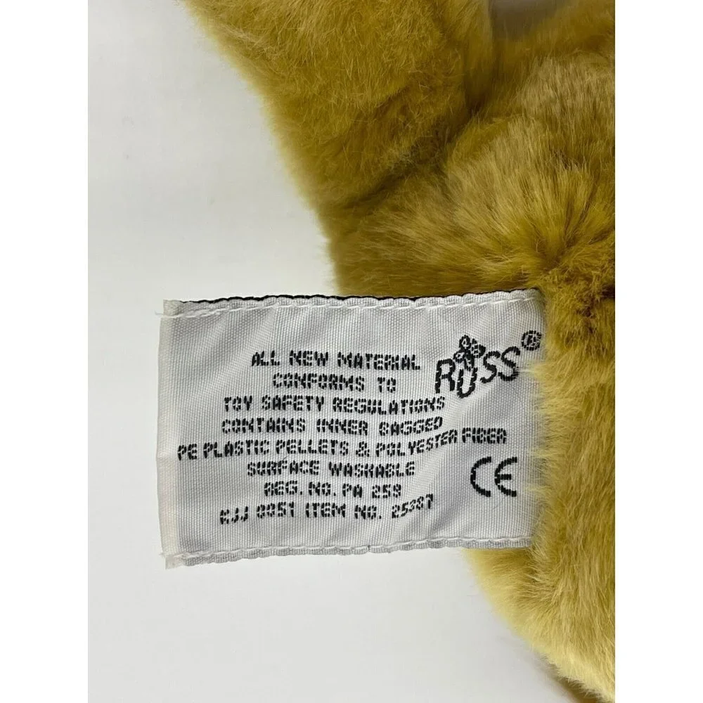 Yomiko Classics Russ Berrie Male Lion Plush Stuffed Realistic Animal 12